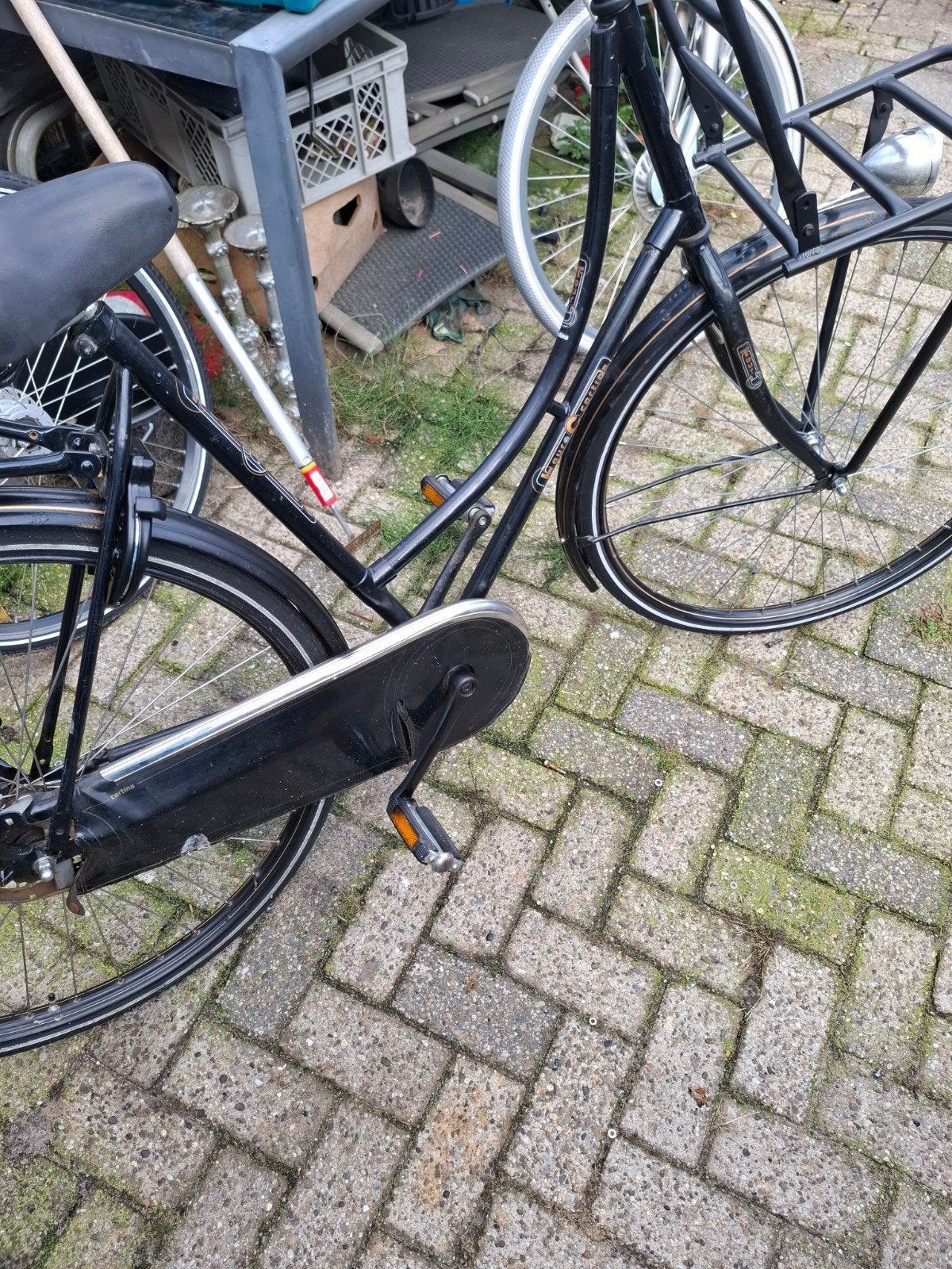 omafiets, Ophalen