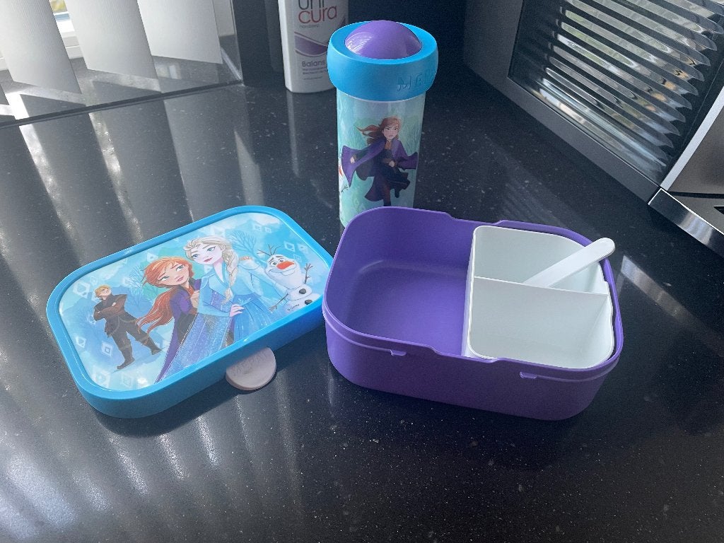 Frozen Broodtrommel & Drinkerbeker, Diversen, Schoolbenodigdheden, Ophalen of Verzenden, Gebruikt
