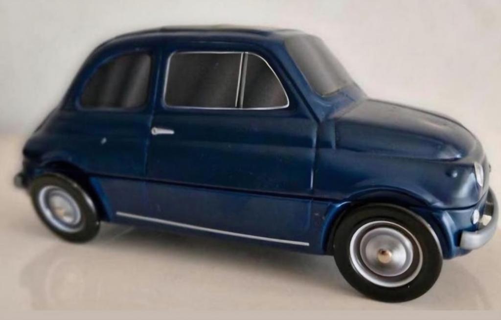 Blik Fiat 500, Ophalen of Verzenden, Zo goed als nieuw, Koek(jes)