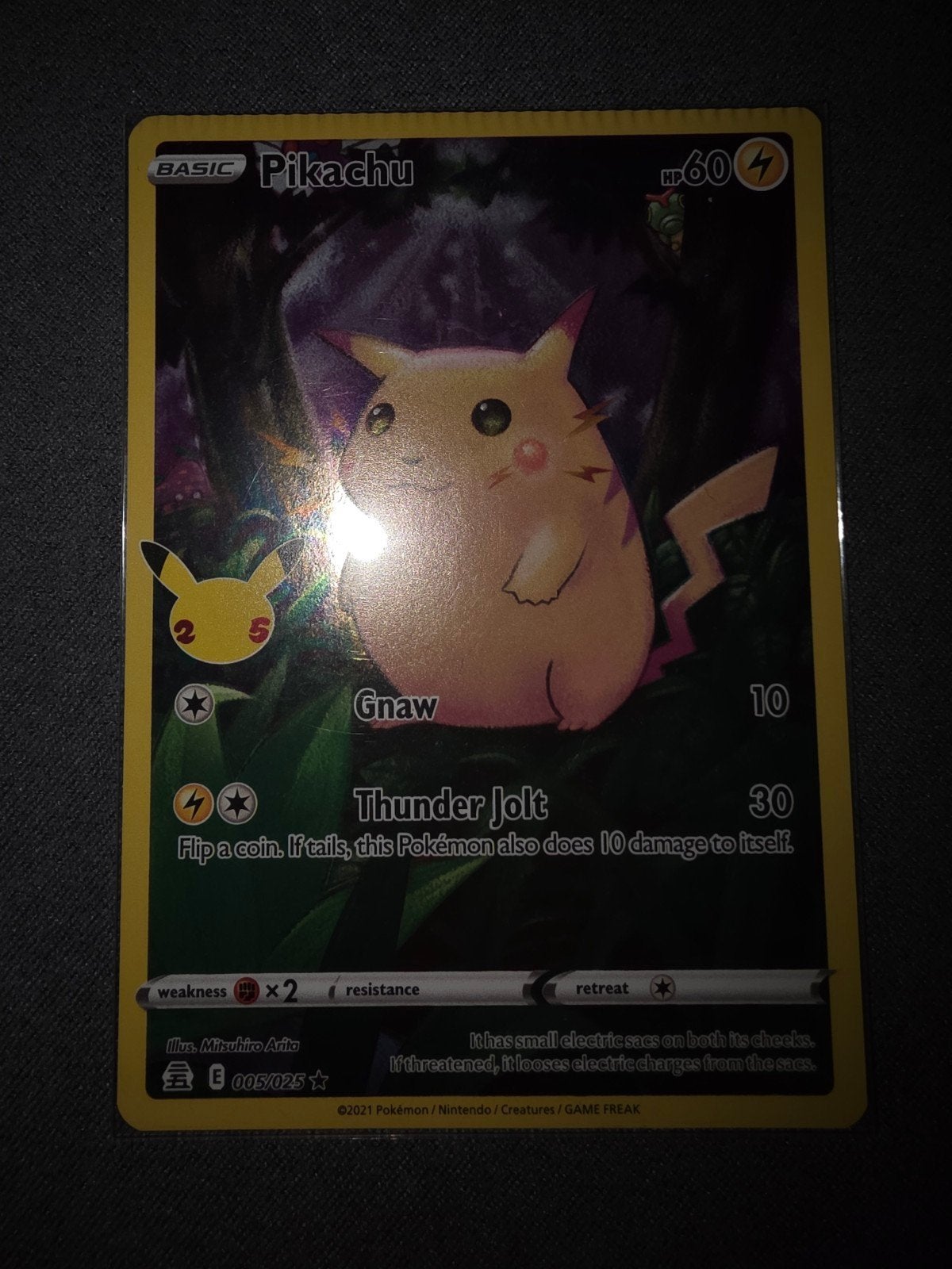 Pikachu celebrations 005 crimp error, Ophalen of Verzenden, Zo goed als nieuw