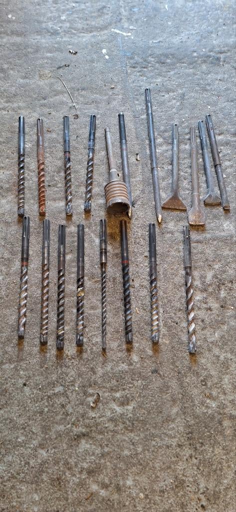 SDS Borenset en Beitels - Diverse Maten, Ophalen of Verzenden, Gebruikt, Overige typen, Klopboormechanisme