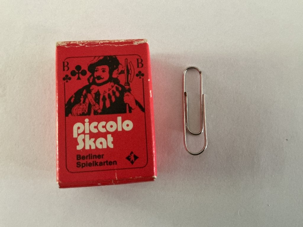 Piccolo Skat Berliner Spielkarten - Vintage Speelkaarten, Ophalen of Verzenden, Zo goed als nieuw, Speelkaart(en)