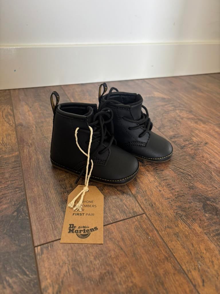 Dr Martens CRIB kruipschoentjes zwart, Schoentjes, Jongetje of Meisje, Nieuw, Ophalen of Verzenden