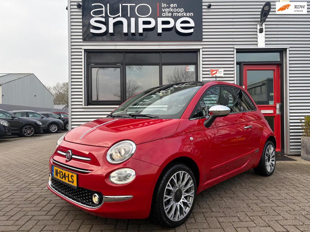 Fiat 500 1.2 Mirror -CLIMA-PANORAMADAK-PARKEERSENSOREN ACHTE, Voorwielaandrijving, Gebruikt, 4 cilinders, 840 kg
