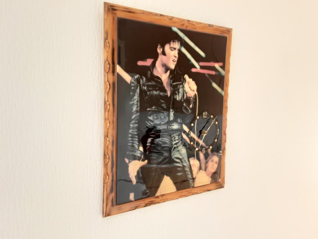 Elvis Presley  klok metElvis tijdens zijn '68 Come back, Ophalen of Verzenden, Zo goed als nieuw, Kleding