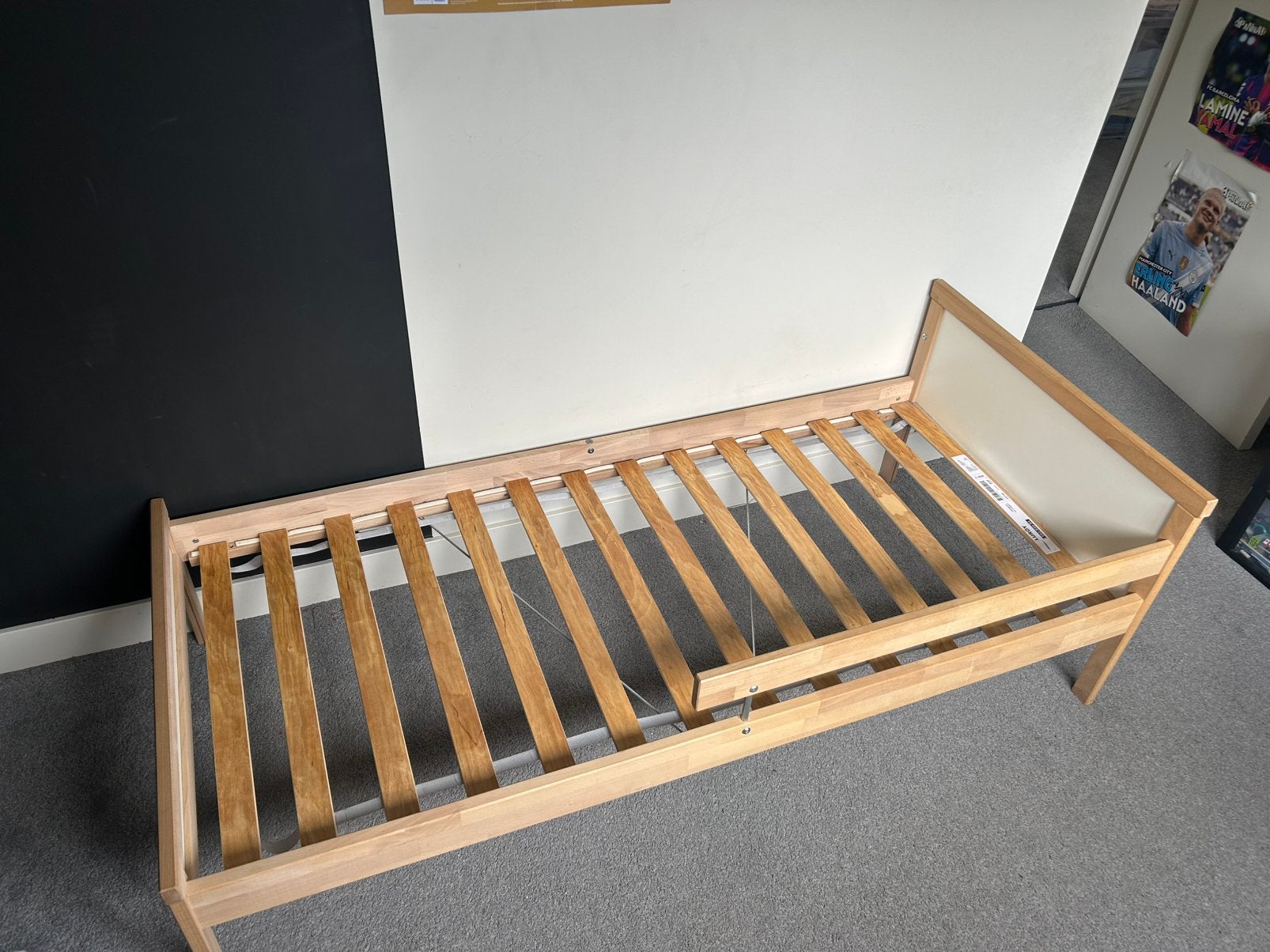 Junior bed ikea, Ophalen, Eenpersoons, Wit, 140 cm