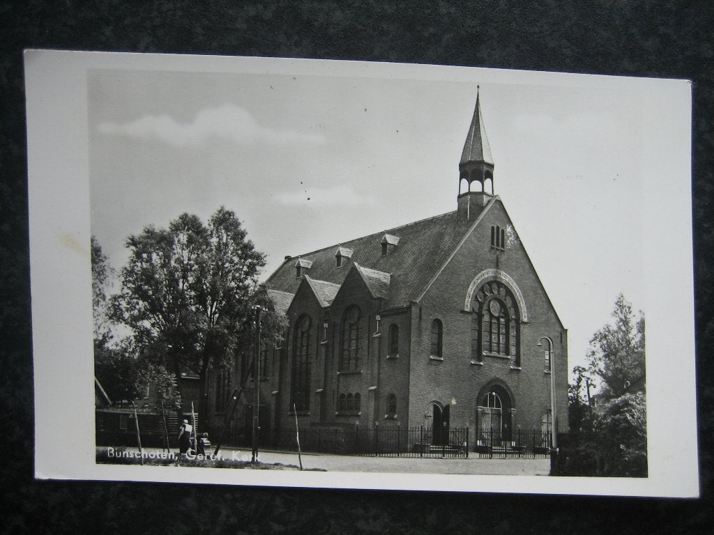 BUNSCHOTEN  Geref. kerk, Ophalen of Verzenden, 1940 tot 1960, Utrecht