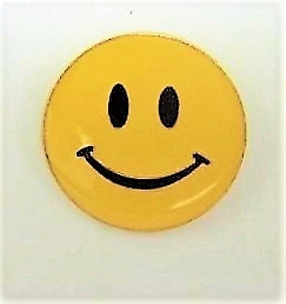 Prachtige vintage Smiley Broche Cloisonné Emaille (7918), Ophalen, Nieuw, Overige kleuren, Overige materialen
