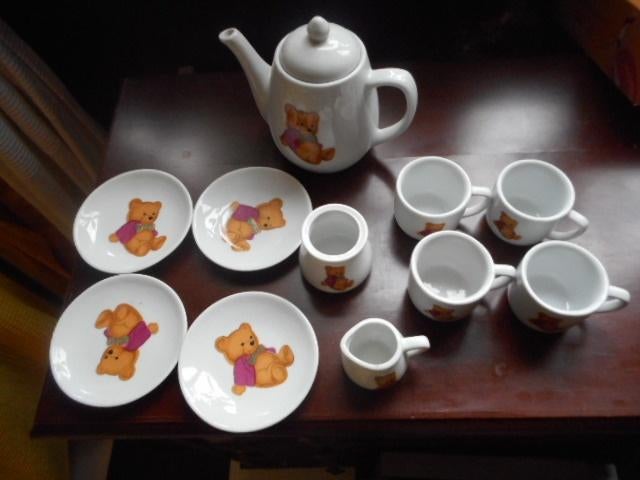 Beren kinder servies, Ophalen of Verzenden, Zo goed als nieuw
