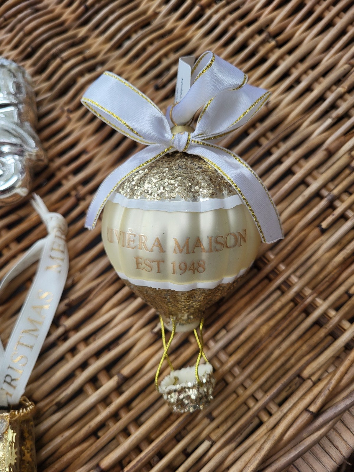 Rivièra Maison Kerst Ornament Hot Air Balloon nieuw, Ophalen, Nieuw