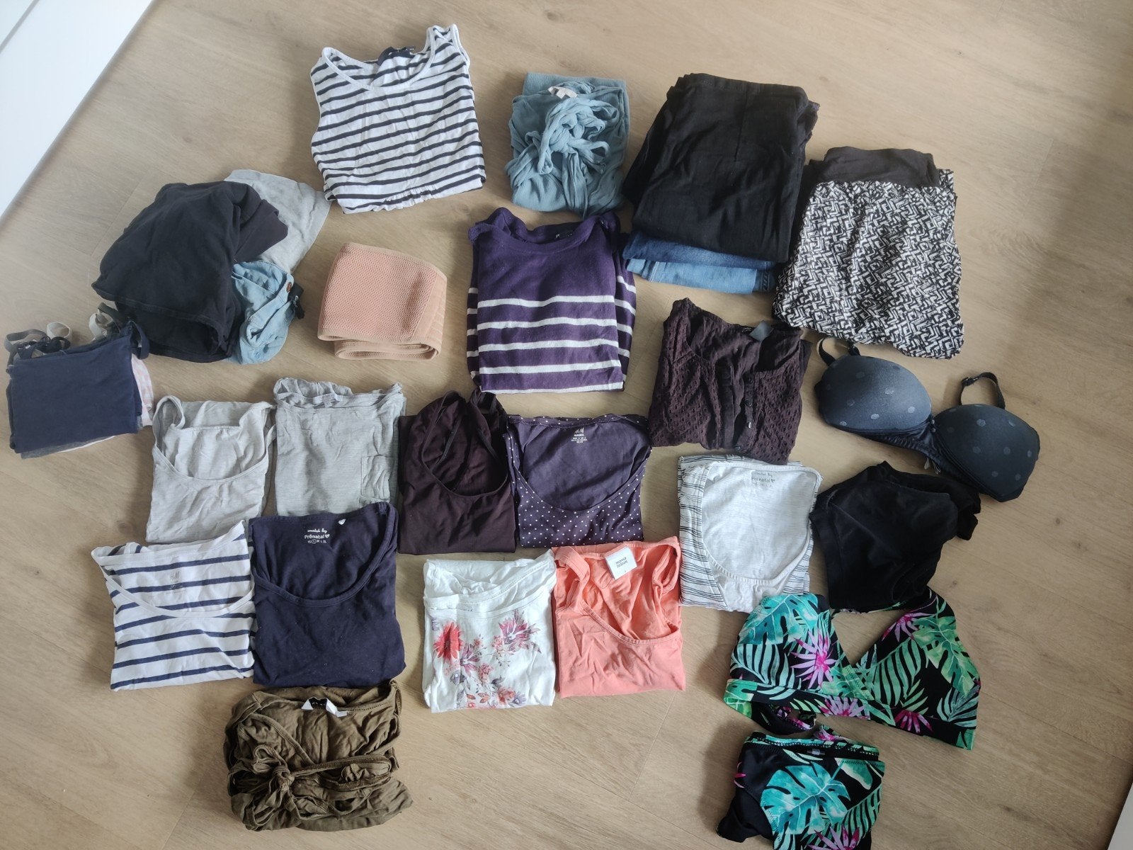 Pakket zwangerschapskleding maat s & m, Kleding | Dames, Ophalen of Verzenden, Gedragen, Maat 38/40 (M), Overige kleuren