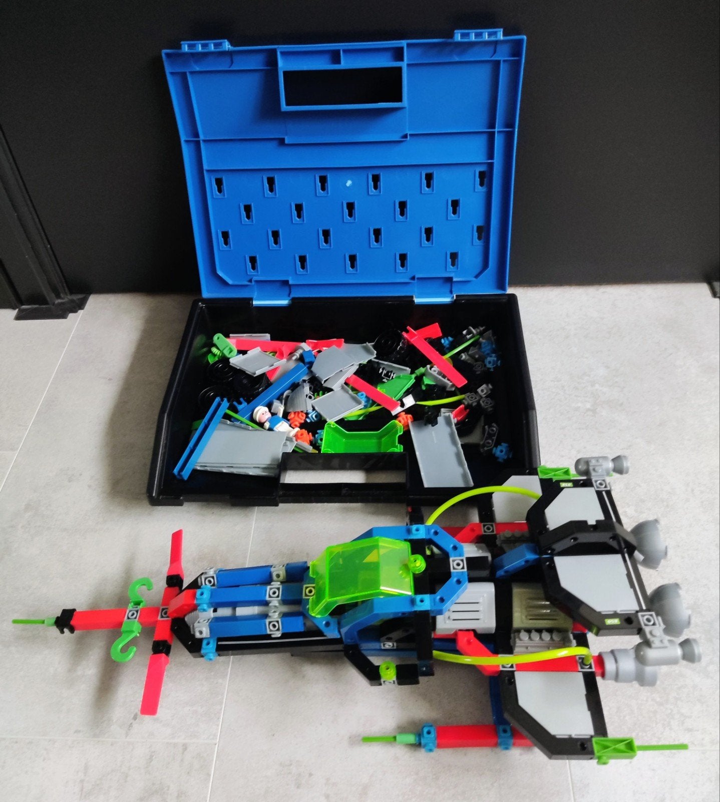 Grote ConStrux collectie met handleidingen en opbergkoffer, Ophalen of Verzenden
