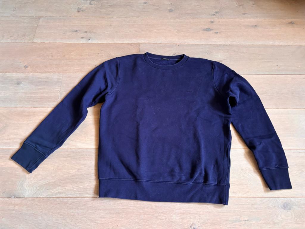 Denham Trui Maat M Donkerblauw, Verzenden, Gedragen, Maat 48/50 (M), Blauw