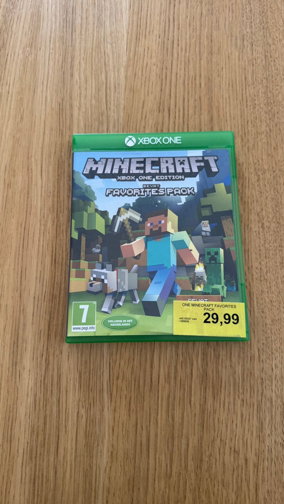 Minecraft met Favorites Pack Xbox One IN GOEDE STAAT, Avontuur en Actie, Ophalen of Verzenden, Zo goed als nieuw, 3 spelers of meer