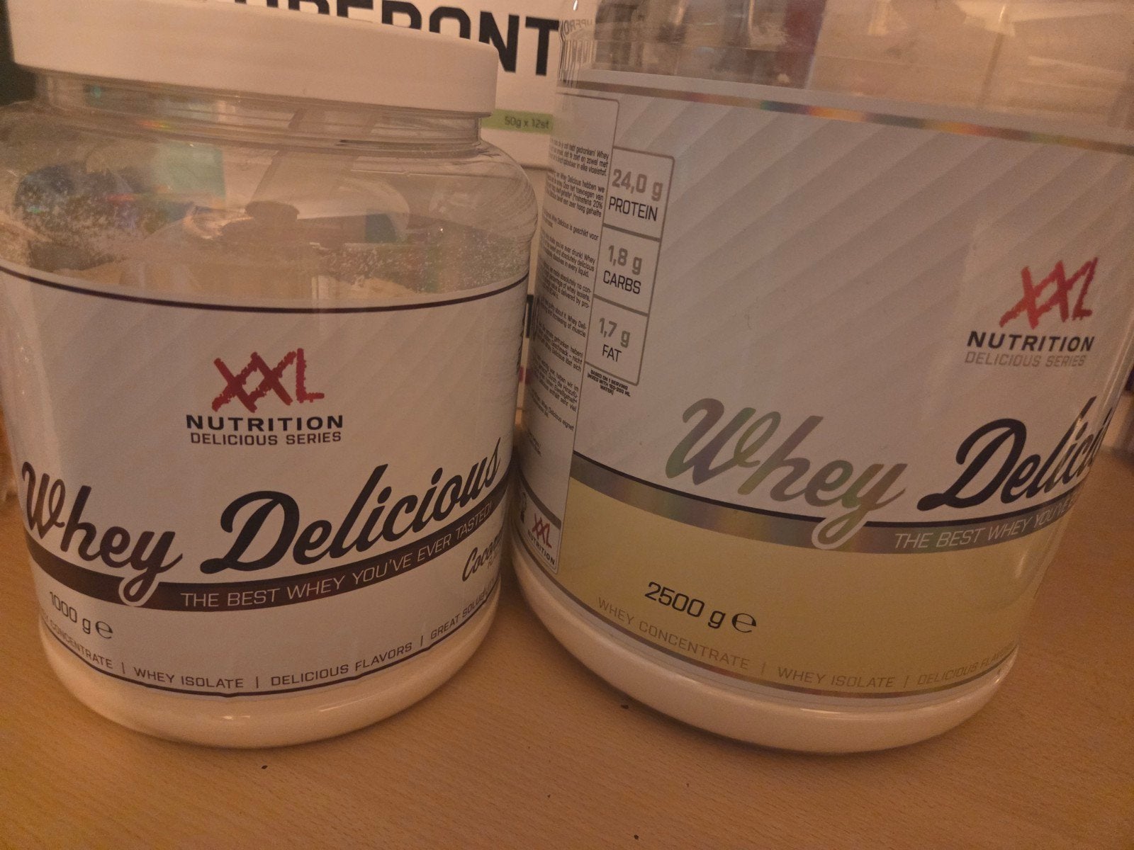 XXL Nutrition Whey Delicious Vanille & Coconut, Ophalen
