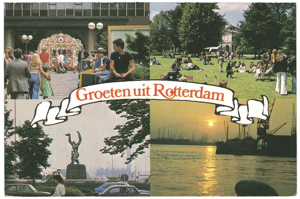43780 Rotterdam ZH jr 70 80 Aanmeldingskaart Rot Nieuwsblad, Verzamelen, Ophalen of Verzenden, 1960 tot 1980, Ongelopen, Zuid-Holland