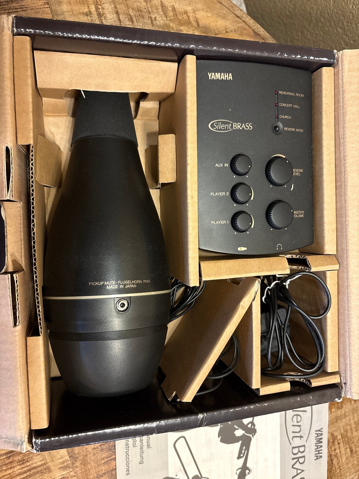 Yamaha Silent Brass voor bugel of flugelhorn goed als nieuw, Muziek en Instrumenten, Blaasinstrumenten | Trompetten, Gebruikt