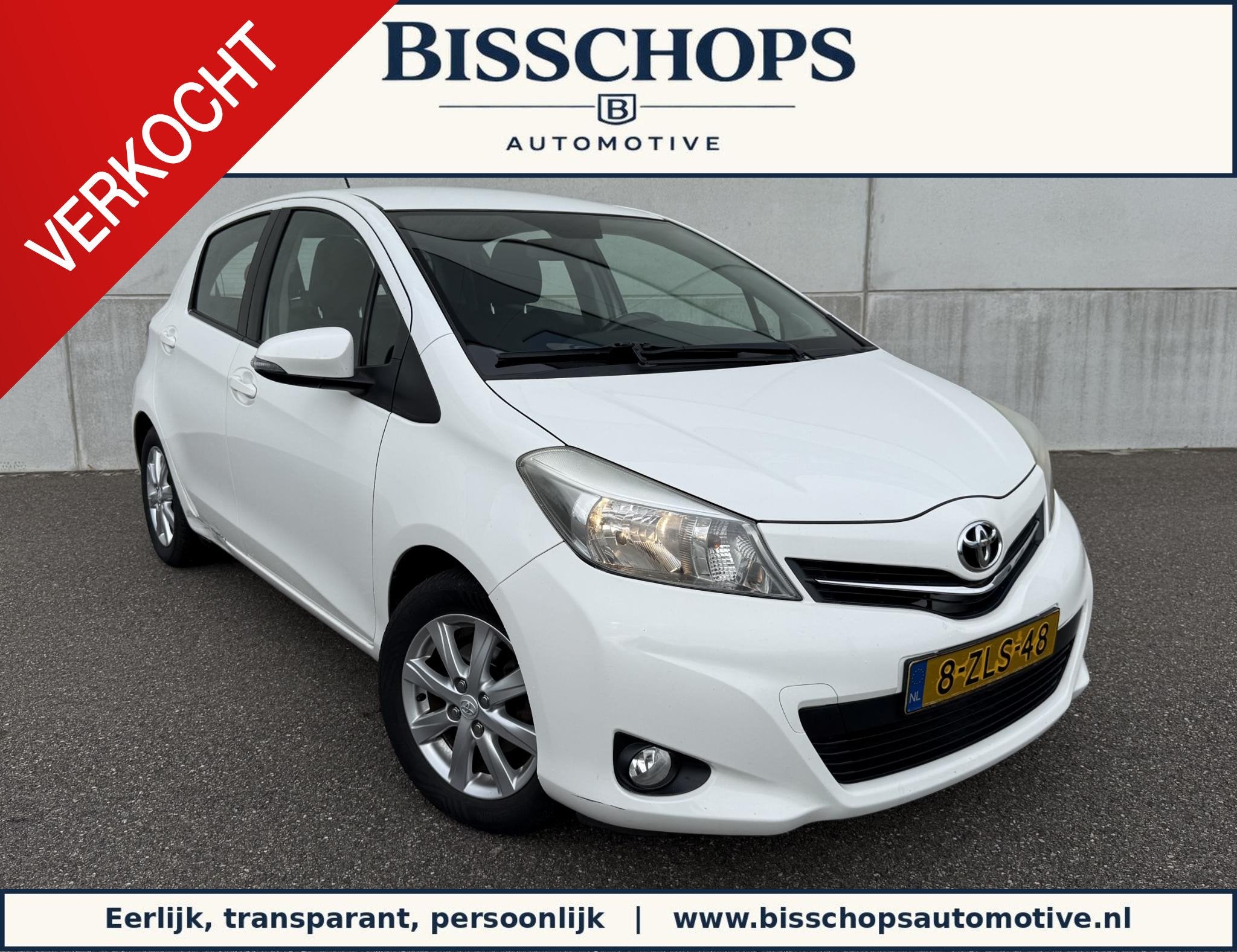 Toyota Yaris 1.3 VVT-i Aspiration INRUILKOOPJE! | Camera | T, Postbus 212
4940 AE  Raamsdonksveer, NL, Wit, 1329 cc, Handgeschakeld