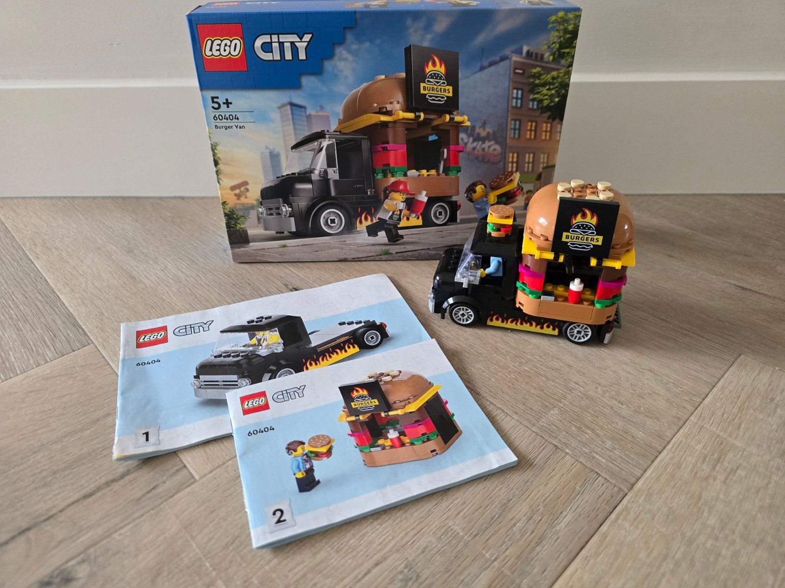 Lego hamburgertruck set nummer 60404, City, Lego, Ophalen of Verzenden, Compleet