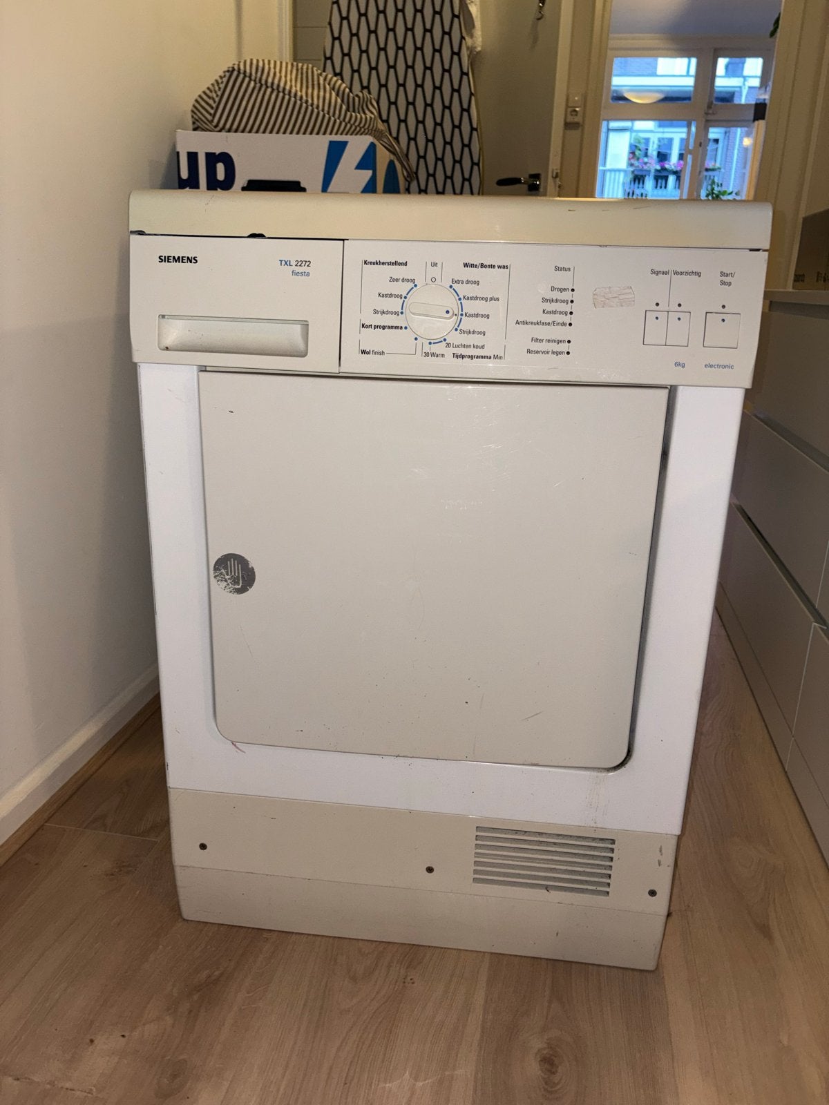 Siemens TXL 2272 Droger - Oud maar werkt nog goed, Witgoed en Apparatuur, Ophalen, 6 tot 8 kg, Gebruikt, Luchtafvoer
