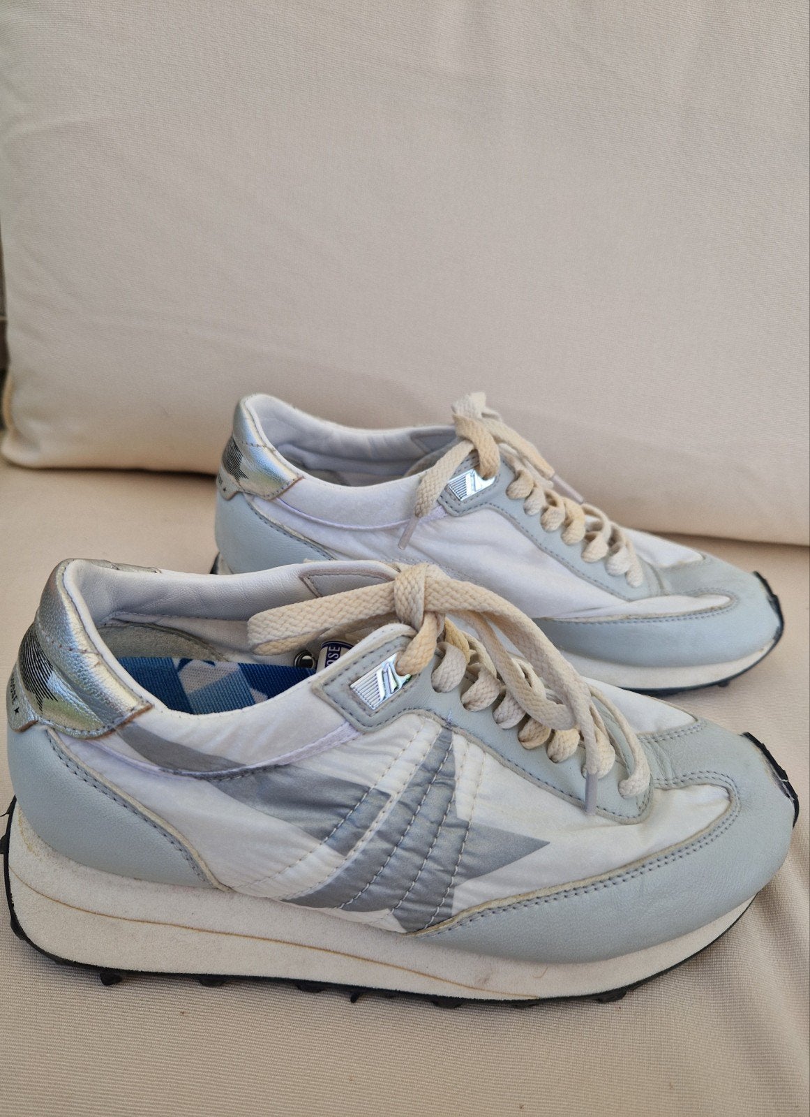 GOLDEN GOOSE MARATHON SNEAKERS, Kleding | Dames, Ophalen of Verzenden, Zo goed als nieuw, Wit, Sneakers of Gympen