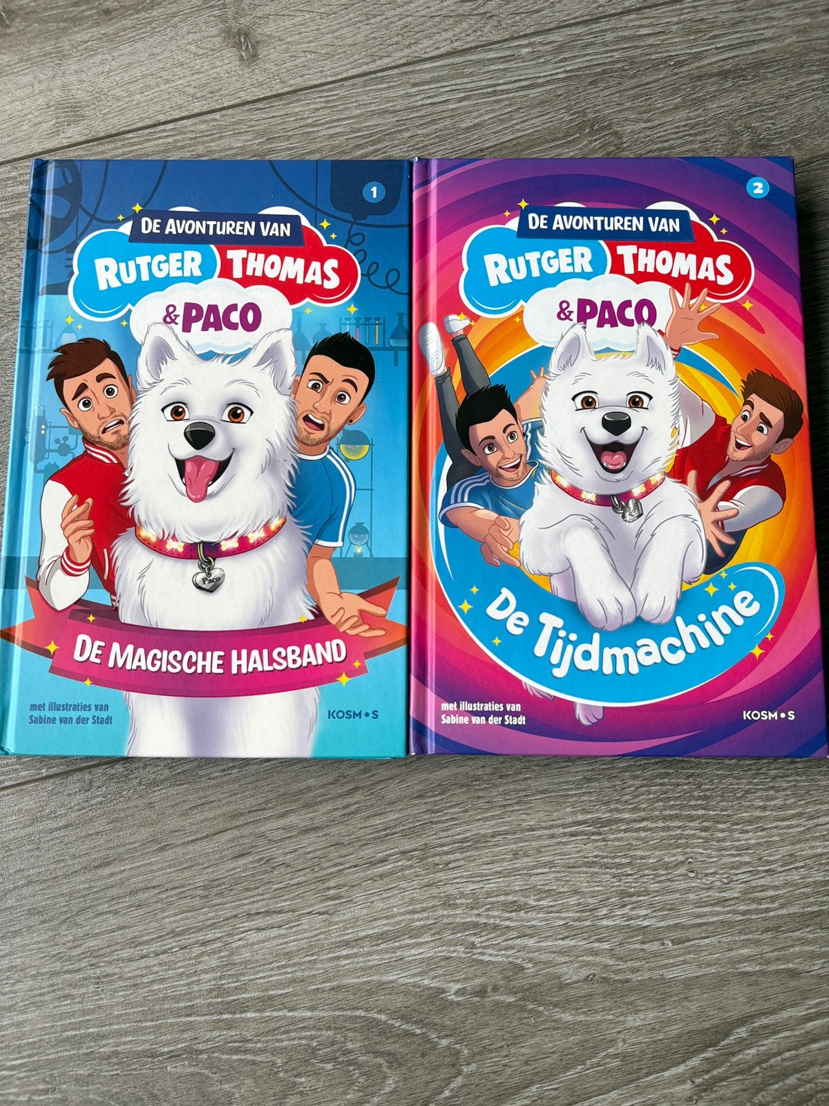 Deel 1 en deel 2 Rutger, Thomas en Paco, Ophalen, Zo goed als nieuw