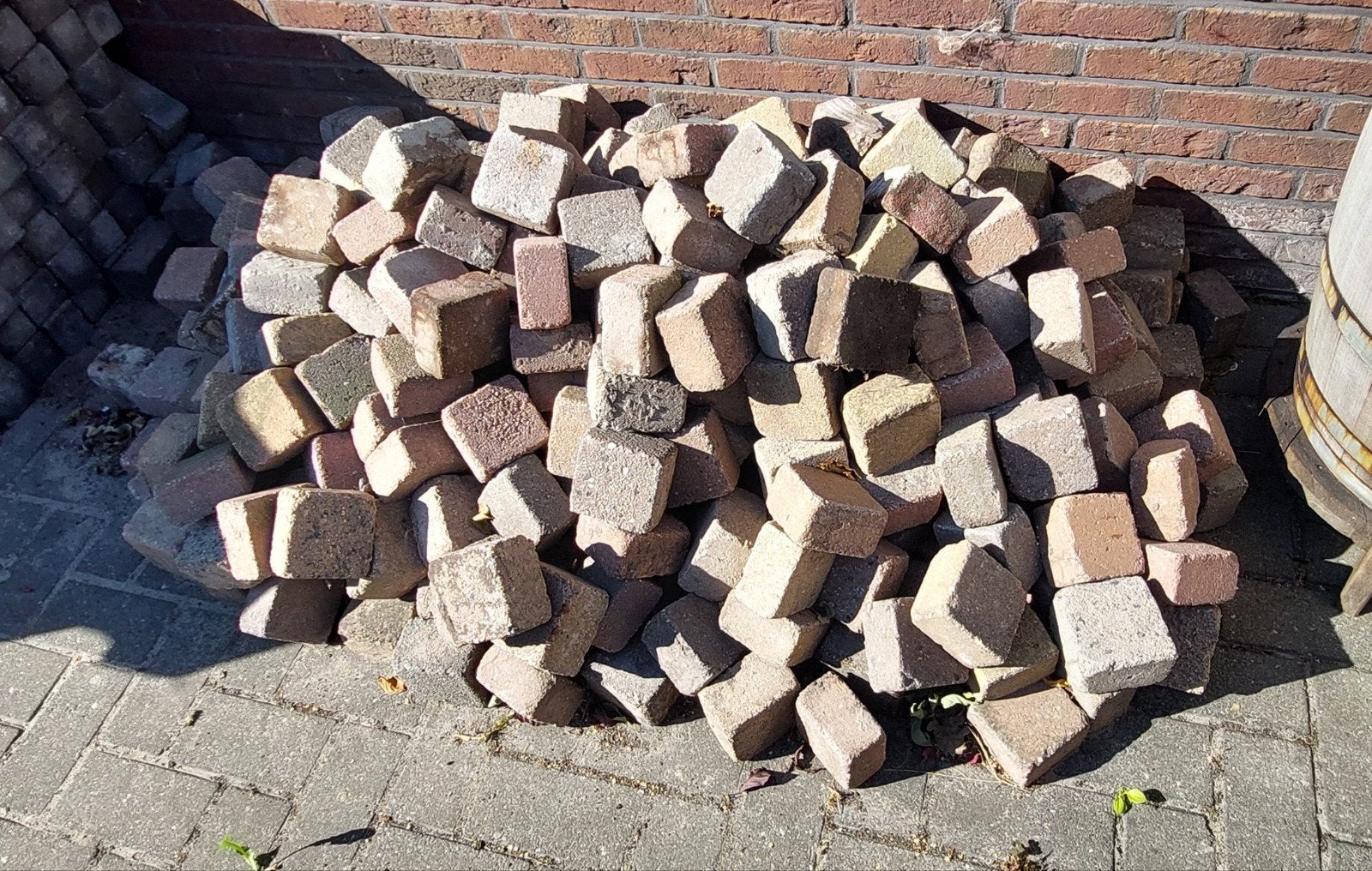 Terrasklinkers 10x10cm - gratis afhalen, Ophalen
