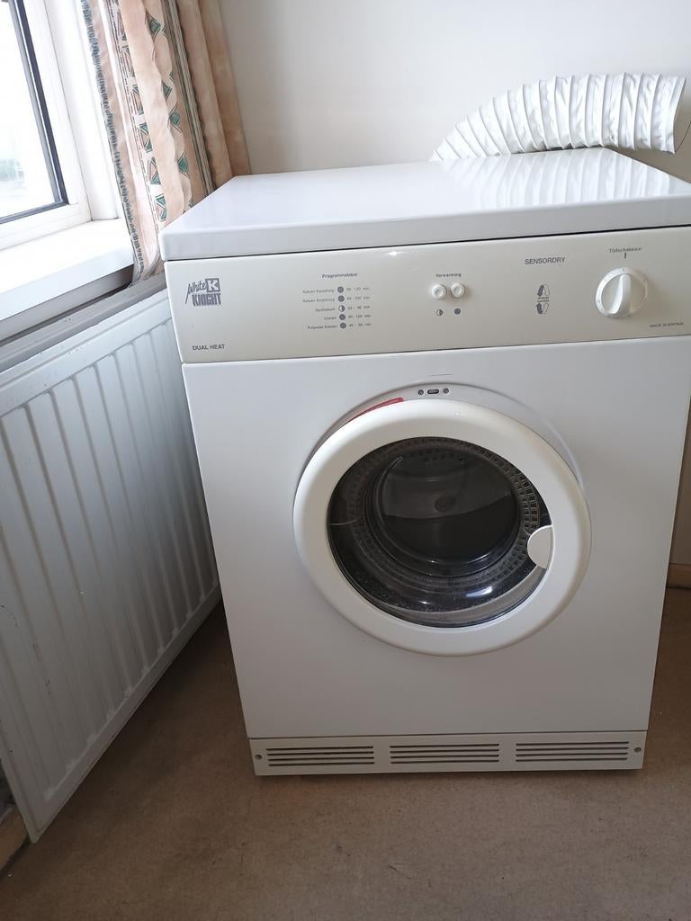 Droger met slang, Witgoed en Apparatuur, Wasmachines, Gebruikt, Ophalen of Verzenden, 85 tot 90 cm, 1200 tot 1600 toeren