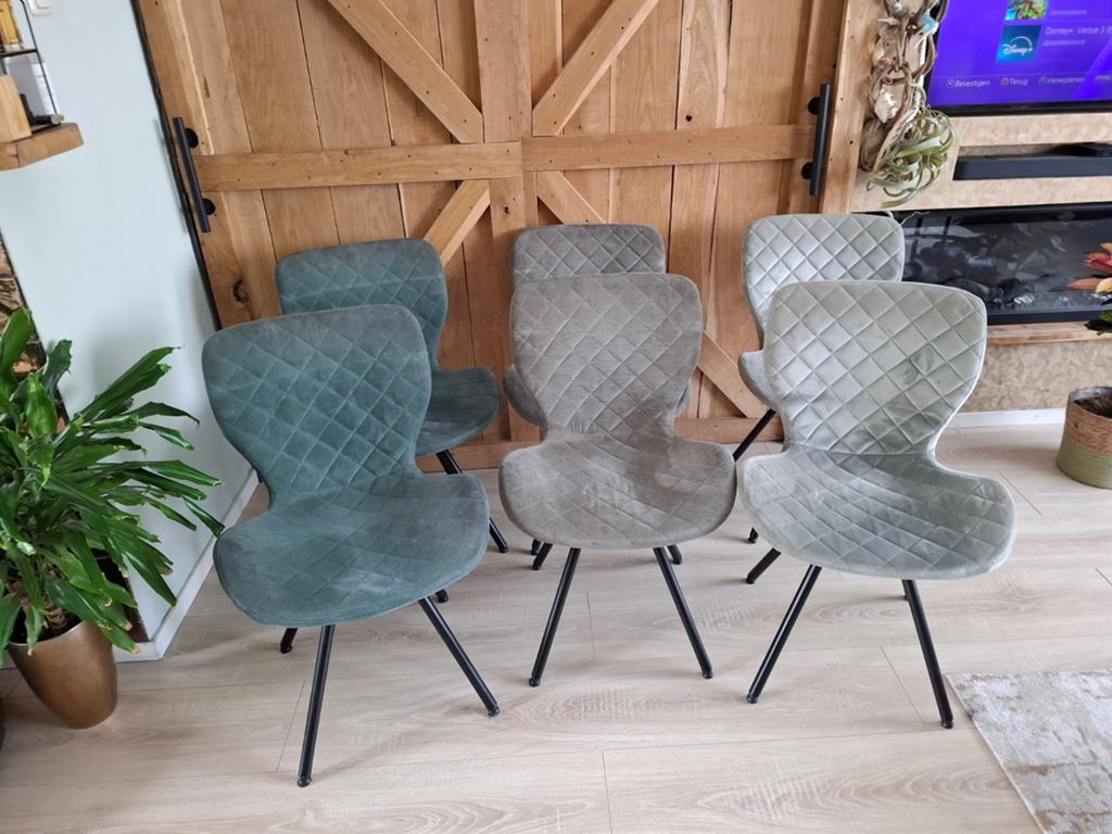 6 mooie eetkamerstoelen, Huis en Inrichting, Stoelen, Ophalen, Zo goed als nieuw