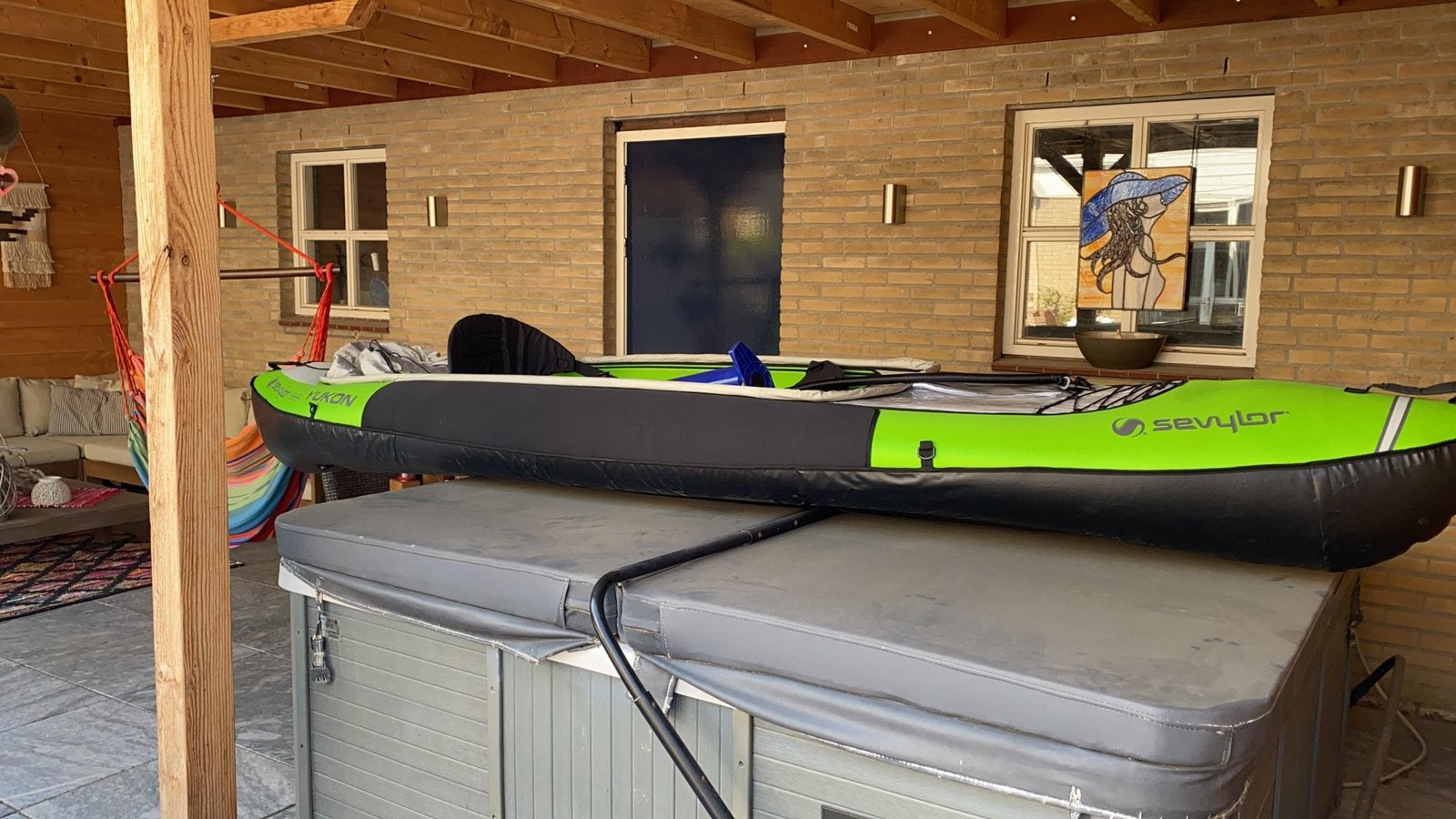 Sevylor Yukon kayak kano kanoen kajak, Ophalen, Zo goed als nieuw, Eén persoon, Kajak