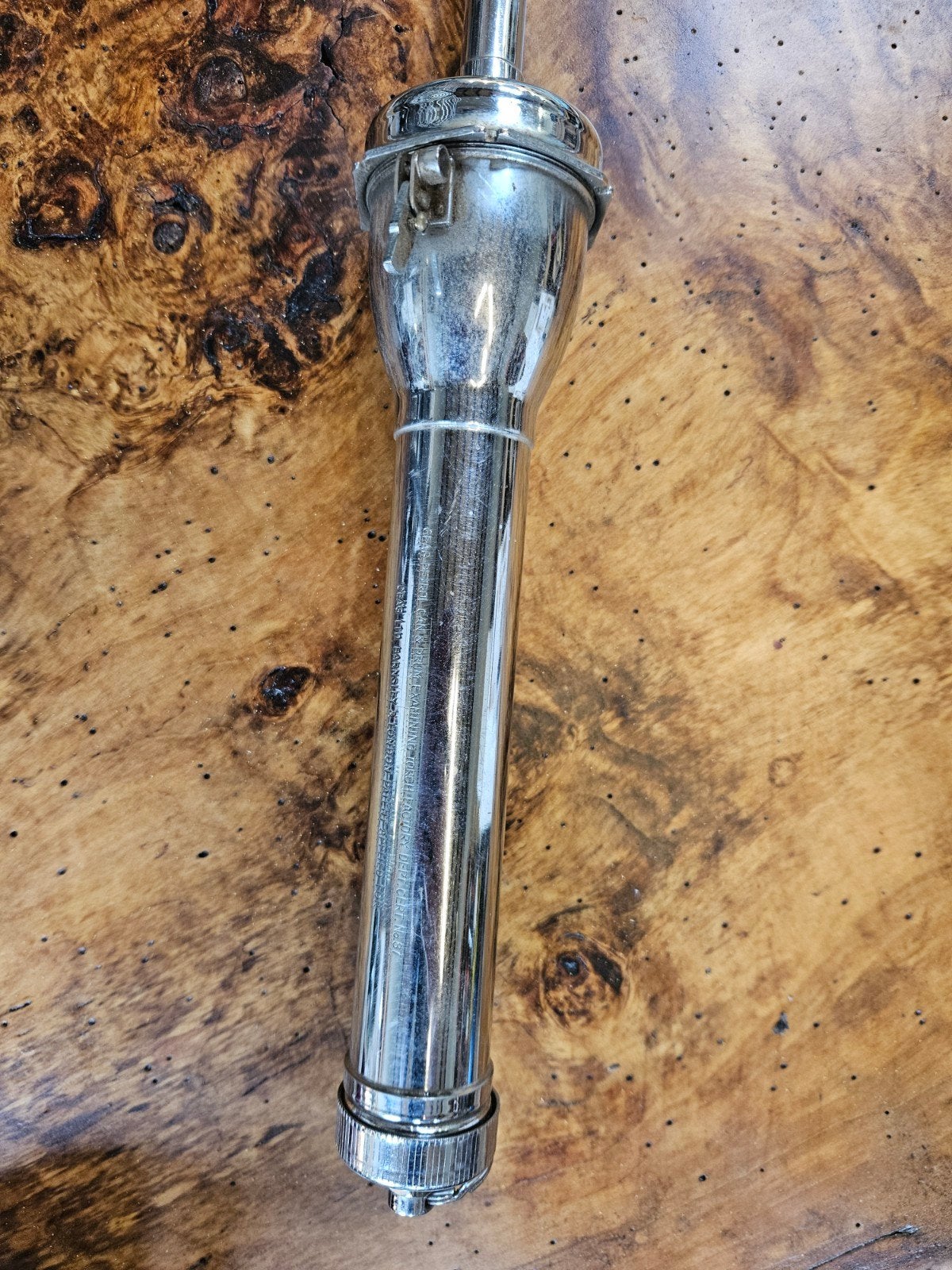 Vintage Olievat Inspectielamp - Flexibele Zaklamp, Ophalen of Verzenden