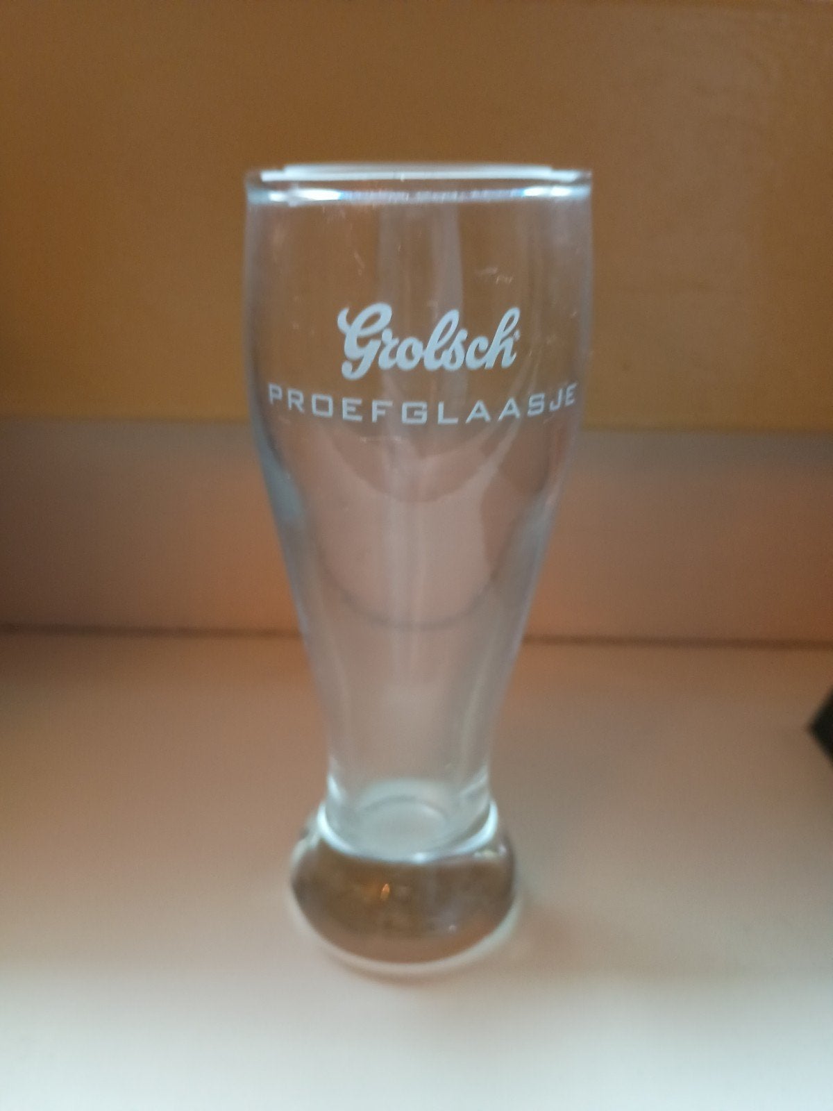 Grolsch Proefglaasje - Bierglas, Verzamelen, Biermerken, Ophalen of Verzenden, Gebruikt, Glas of Glazen, Grolsch