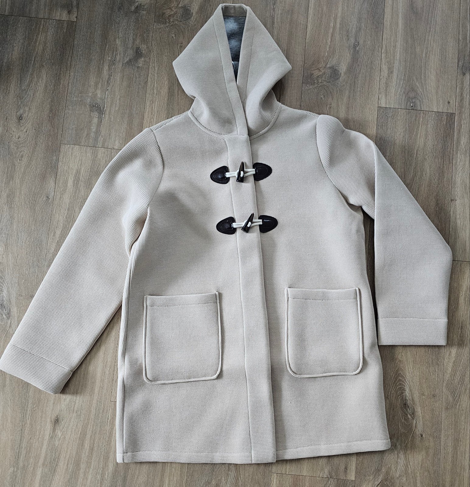 Ulla Popken Duffle Coat -  Maat 42/44  en 46/48, Kleding | Dames, Beige, Maat 42/44 (L), Nieuw, Ulla Popken
