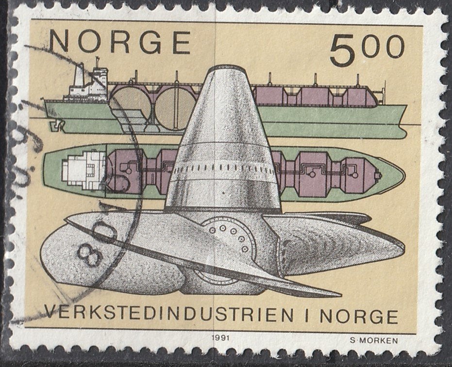 Noorwegen Michel nr. 1061 Gebruikt, Postzegels en Munten, Postzegels | Europa | Scandinavië, Verzenden, Noorwegen, Gestempeld