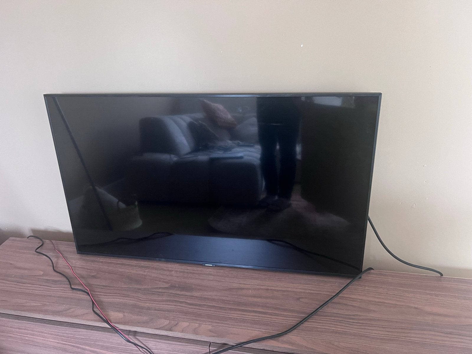 Samsung Crystal UHD 43 inch Smart TV + pootjes, Ophalen, 50 Hz, Zo goed als nieuw, Samsung