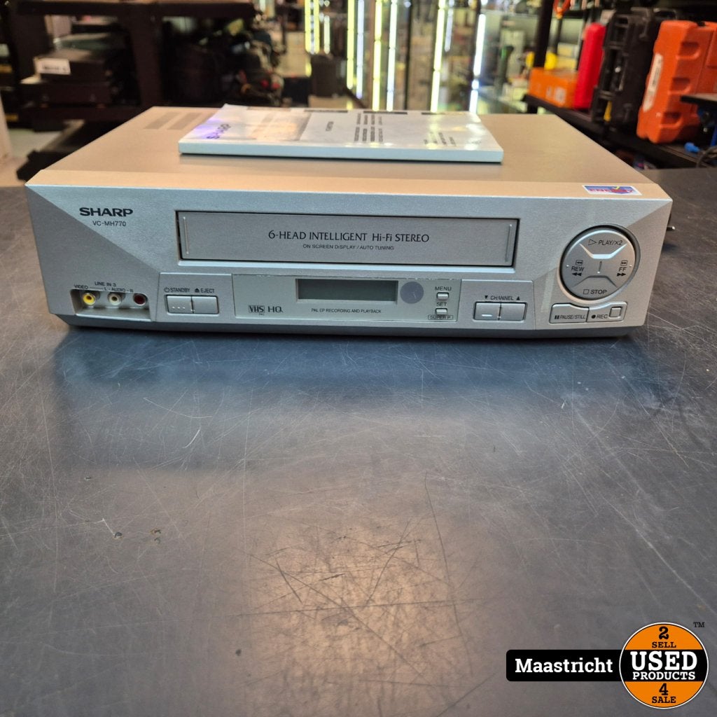 SHARP VC-MH770sm  VHS videorecorder met afstandsbediening, Sharp, Gebruikt, https://global.sharp/contact/, 1 Takumi-cho, Sakai-ku, Sakai City, Osaka 590-8522, Japan
