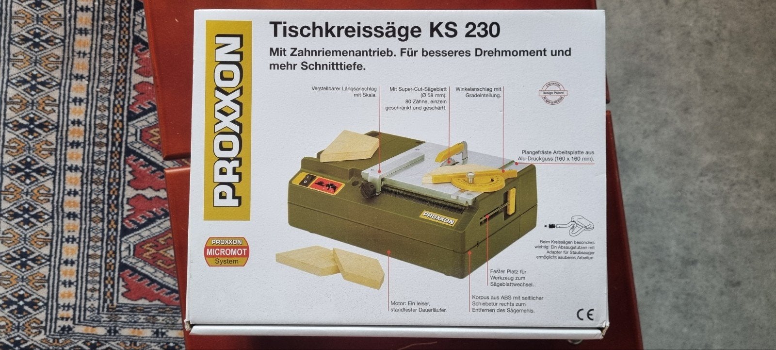 Proxxon KS 230 Tafelcirkelzaag - Nieuw in doos, Minder dan 30 mm, Cirkelzaag, Proxxon, Nieuw