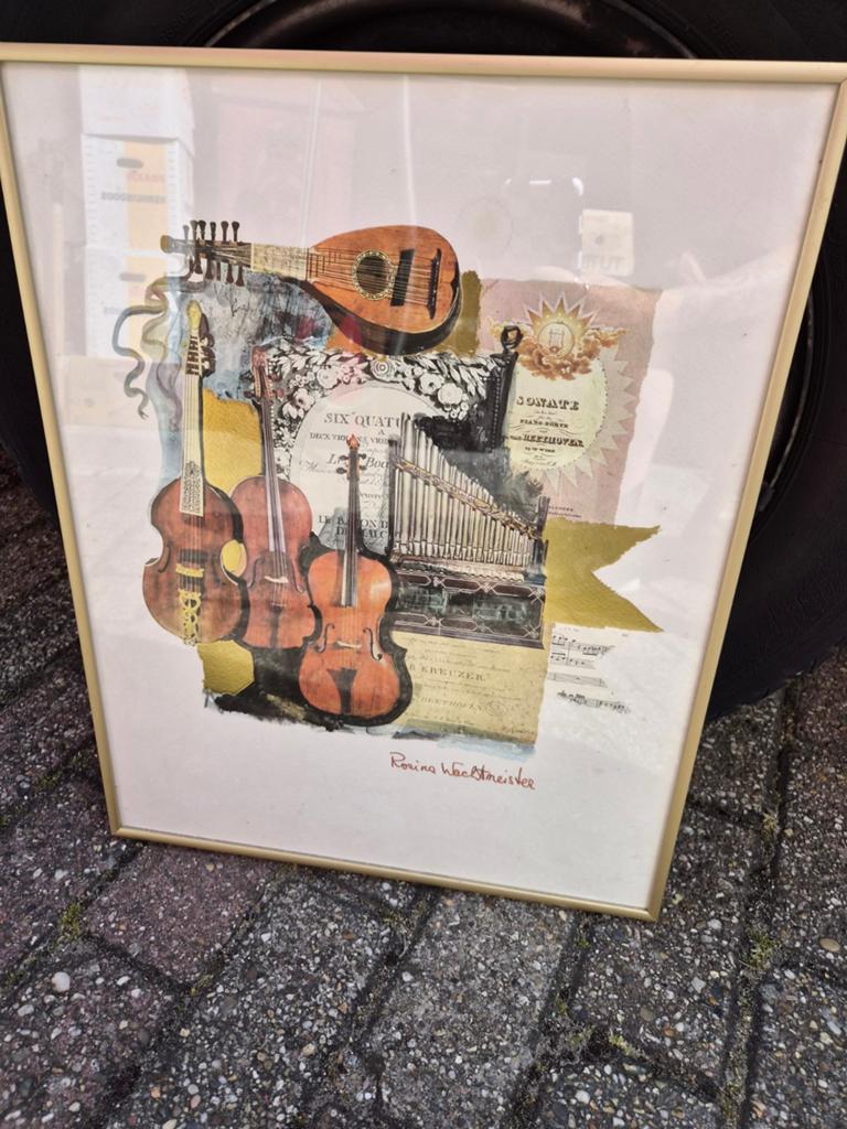 Ingelijste kunstdruk Rosina Wachtmeister, Ophalen of Verzenden