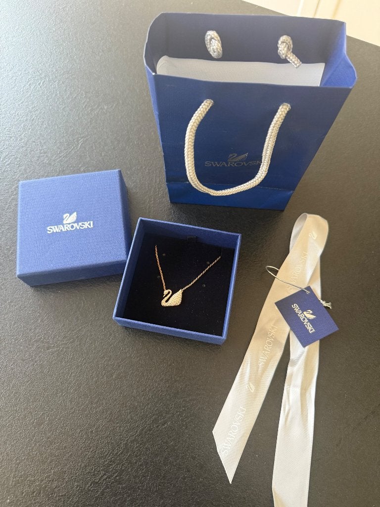 Swarovski Swan ketting – Inclusief originele verpakking, Sieraden, Tassen en Uiterlijk, Met kristal, Overige materialen, Nieuw