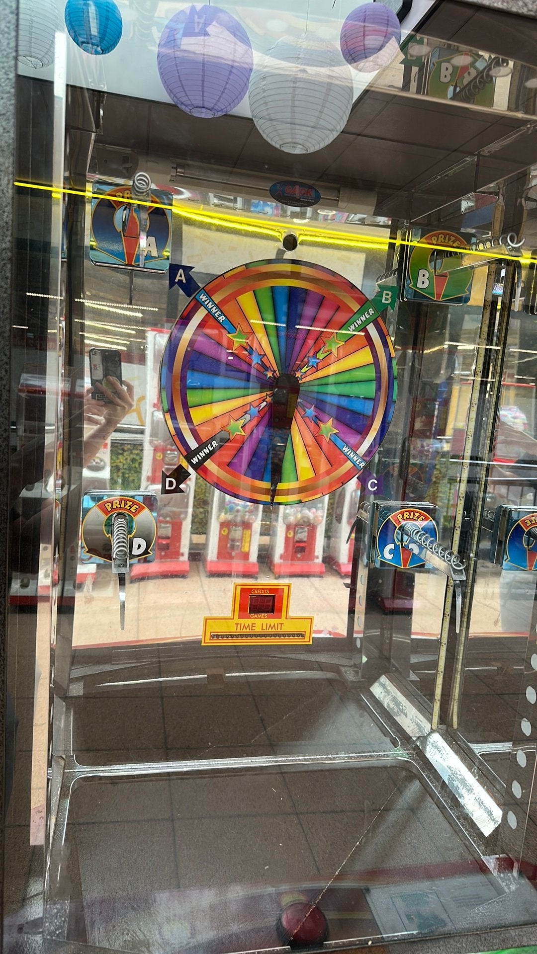 Wheel of Fortune Arcade Machine - Muntinworp, Verzamelen, Euro, Ophalen, Gebruikt, Met sleutels