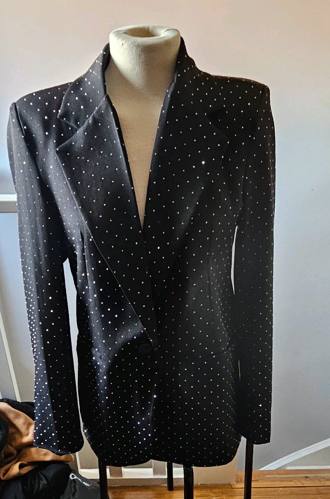Pescara zwart met glitters colbert, Kleding | Dames, Maat 38/40 (M), Zwart, Pescara, Ophalen of Verzenden