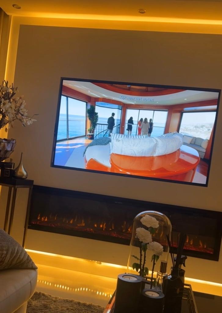 Elektrische Sfeerhaard, Huis en Inrichting, Ophalen, Zo goed als nieuw, Vrijstaande haard, Elektrische haard