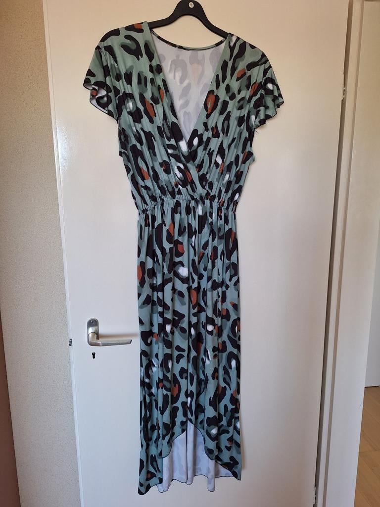 Maxi jurk zomerse look mt 46, Kleding | Dames, Jurken, Maat 46/48 (XL) of groter, Ophalen of Verzenden, Zo goed als nieuw, Onder de knie