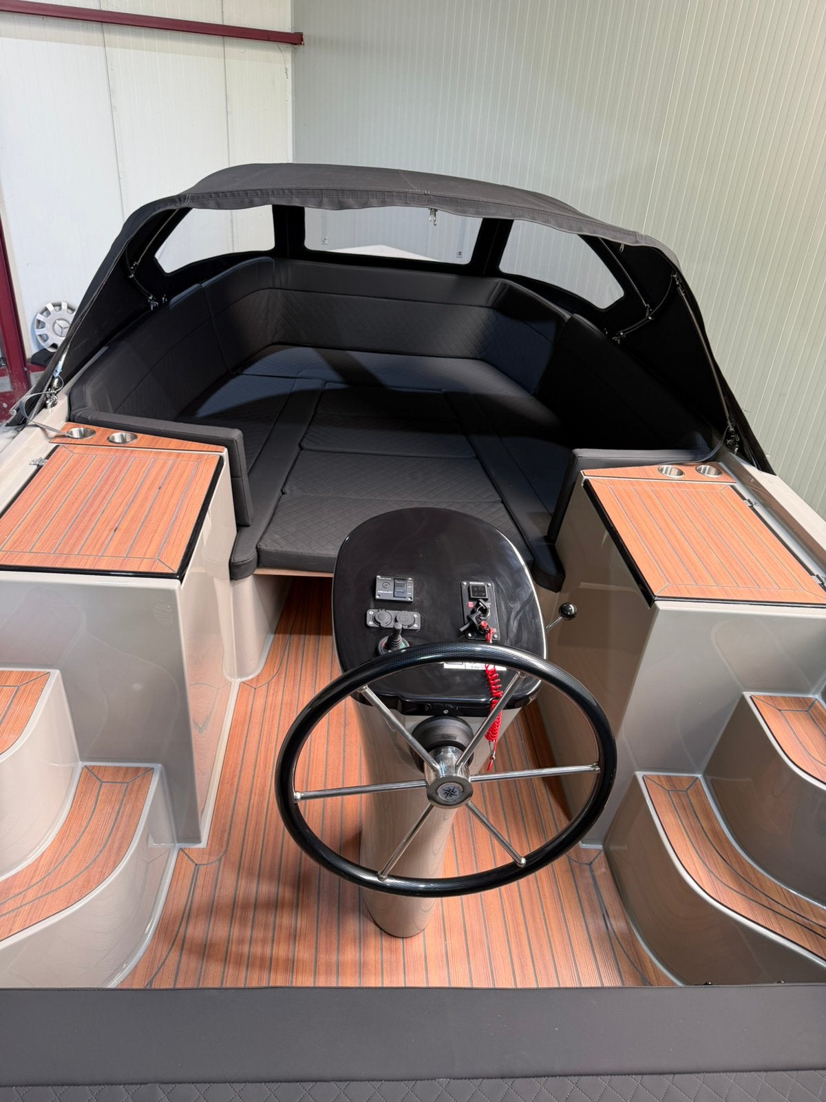 Maassloep 680 honda 20pk nieuw vaarklaar € 32.950,-, Watersport en Boten, Ophalen, Zo goed als nieuw, Maassloep, Boegschroef