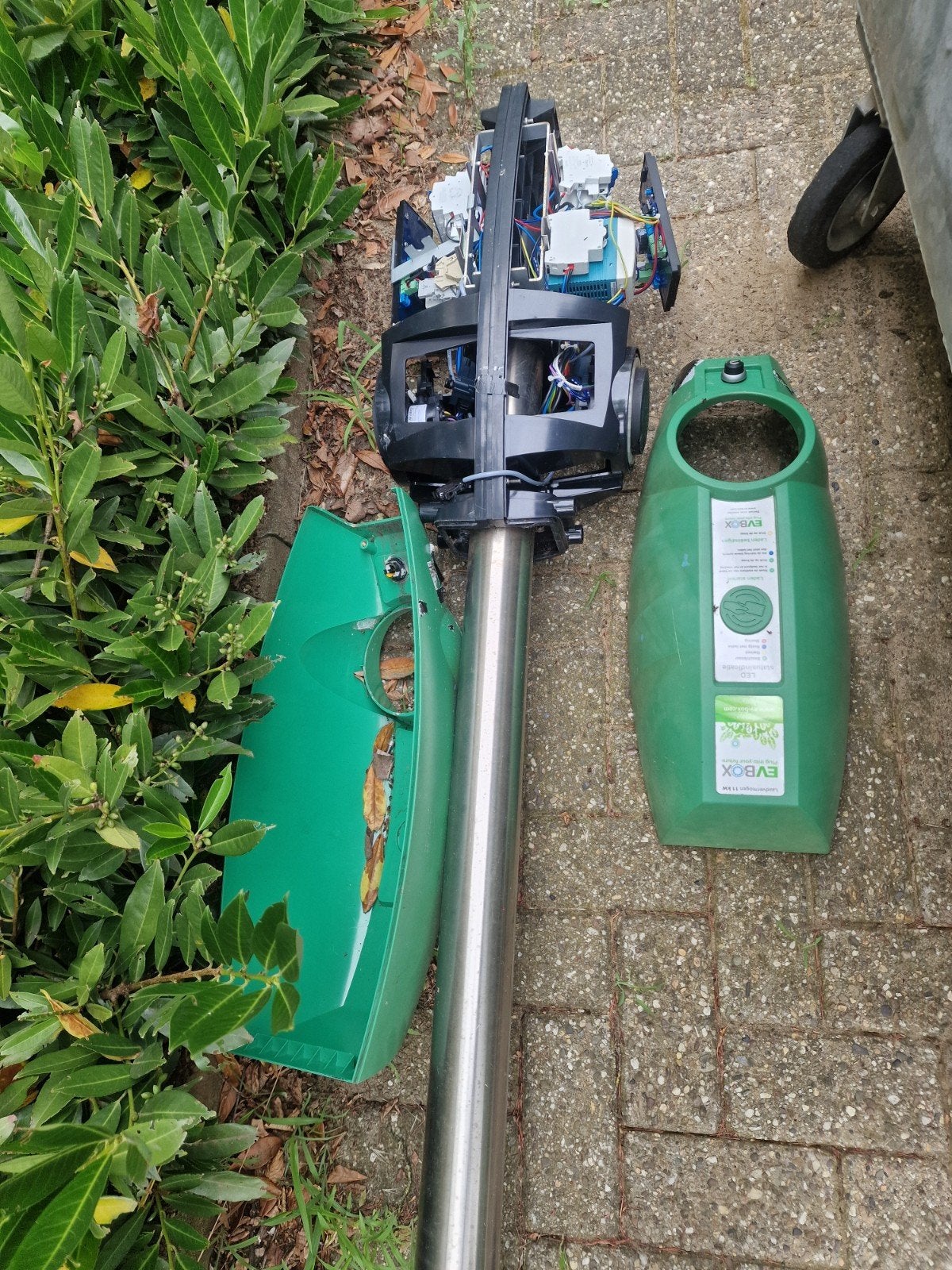 Gebruikte laadpaal met paal - EVBOX, Auto diversen, Ophalen, Gebruikt, Laadpaal