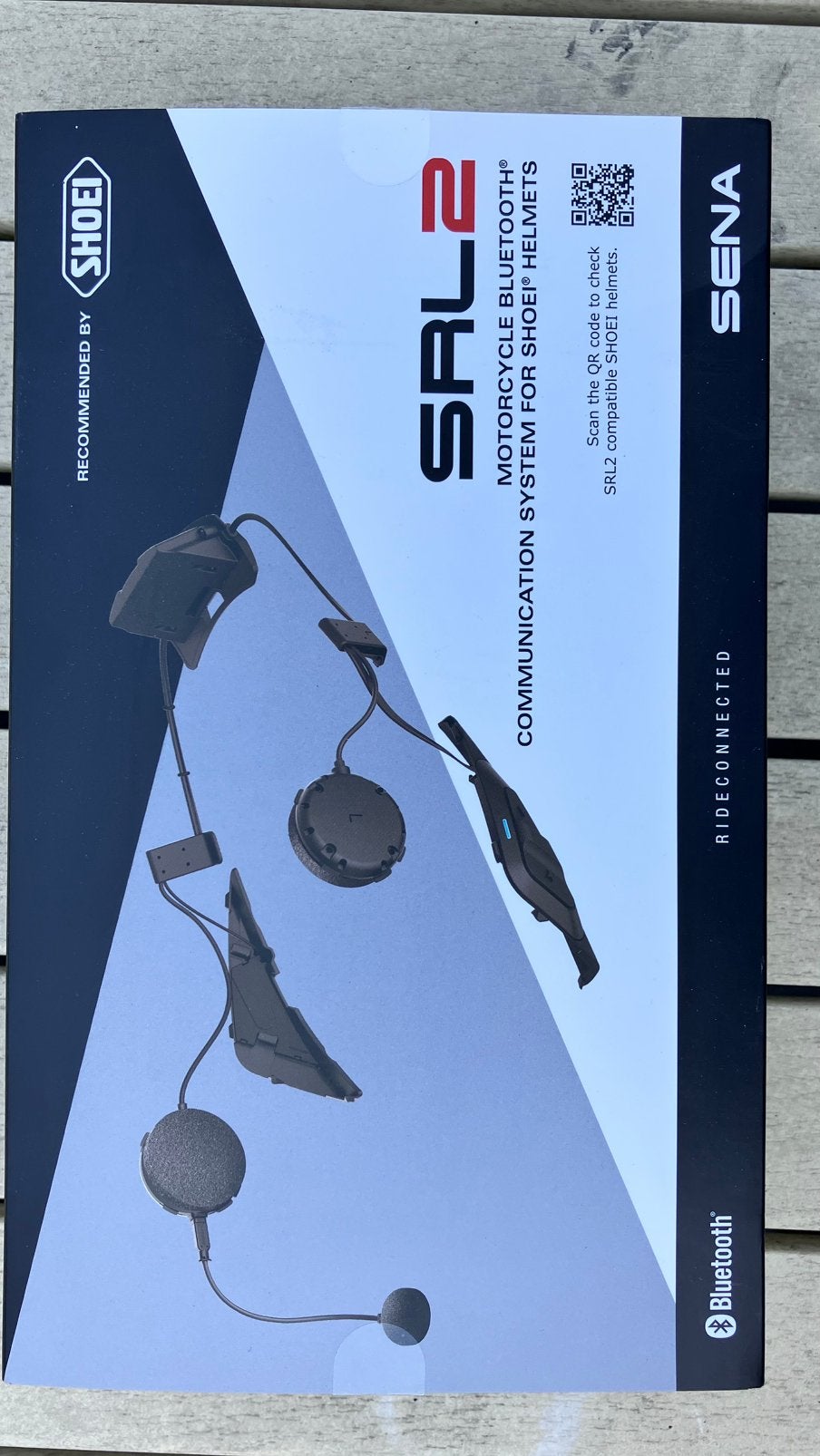 Sena SRL2 Bluetooth Communicatiesysteem voor Shoei Helmen, Motoren, Ophalen, Zo goed als nieuw