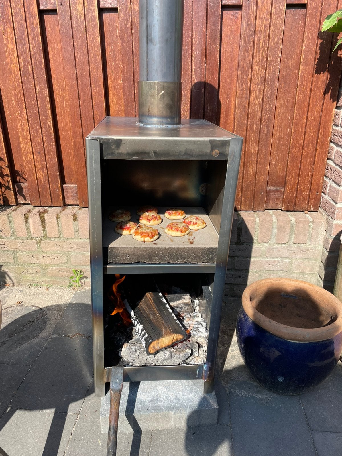 Gebruikte Pizza Oven met Pizzasteen - Gezellige Avonden, Ophalen of Verzenden, Gebruikt
