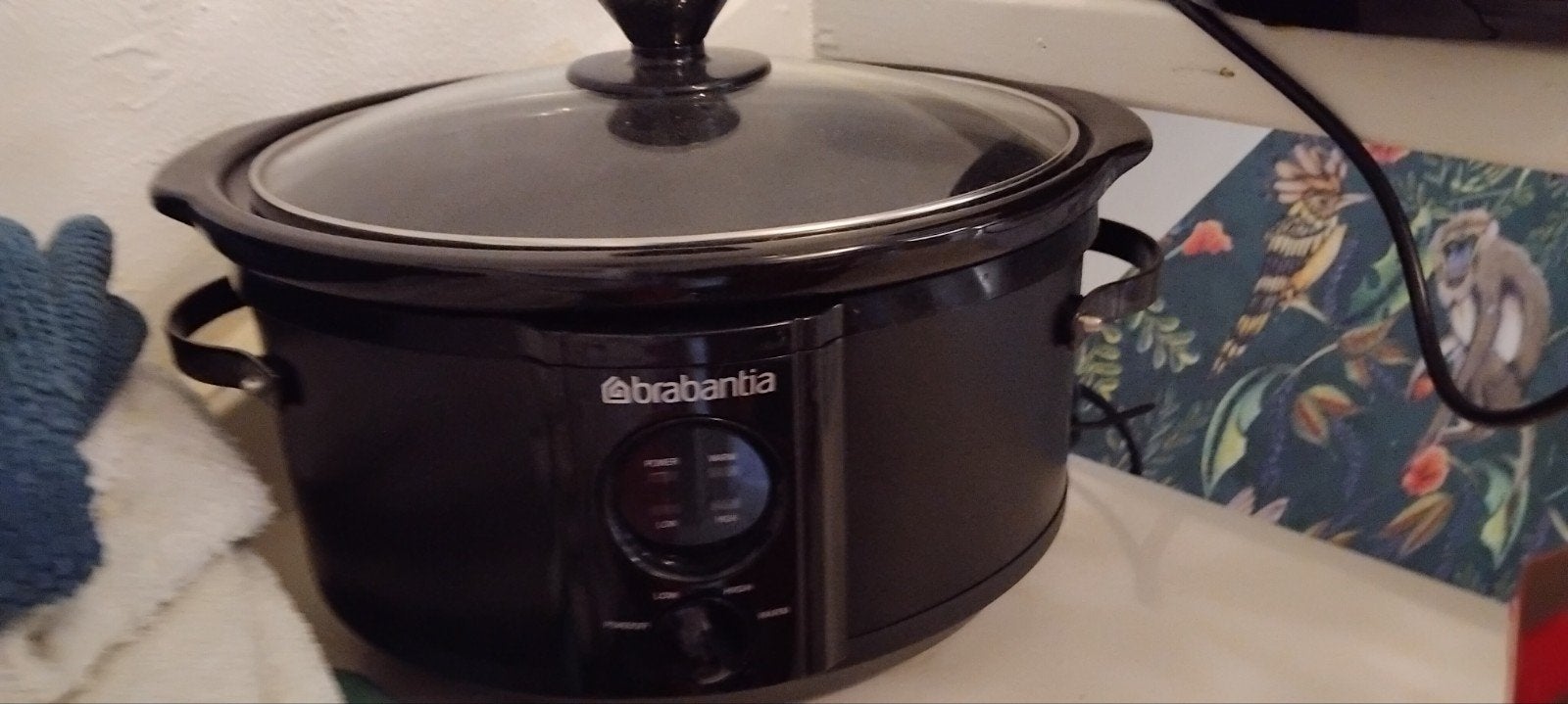 Brabantia Slowcooker - Zwart, Zo goed als nieuw, Ophalen of Verzenden