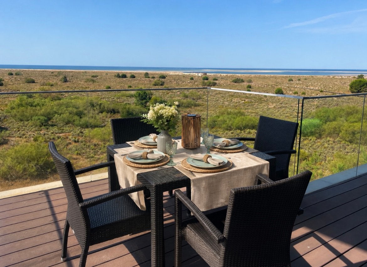 Prachtig Penthouse duplex op Troia met 180º zeezicht, Lissabon en Midden-Portugal, Appartement, Landelijk, Open haard