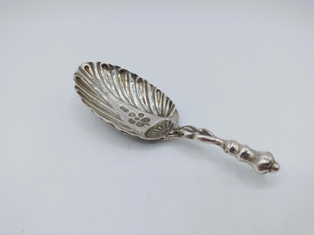 Zilveren theeschepje, J.H. van der Meulen, Joure, ca. 1910, Antiek en Kunst, Verzenden, Zilver